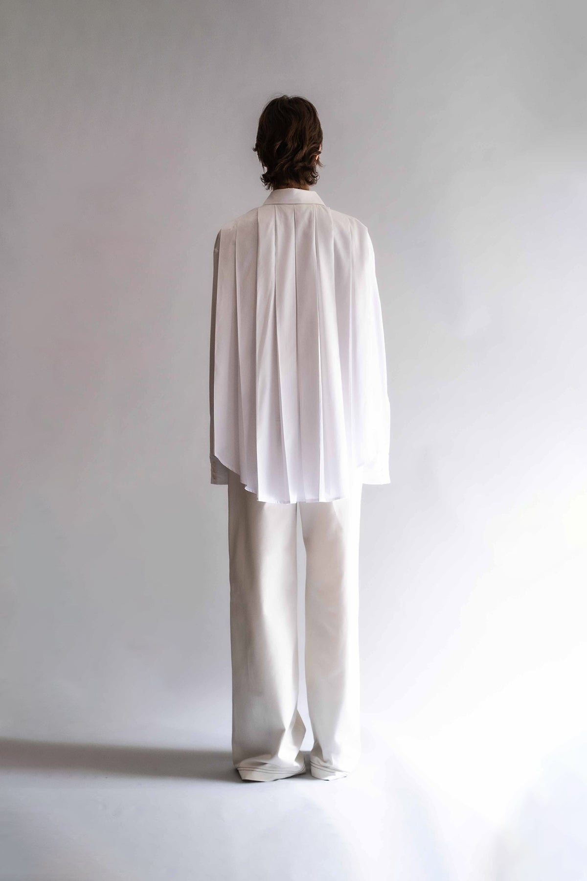 White pleated shirt - No Season 2024 Cyberdistortion
