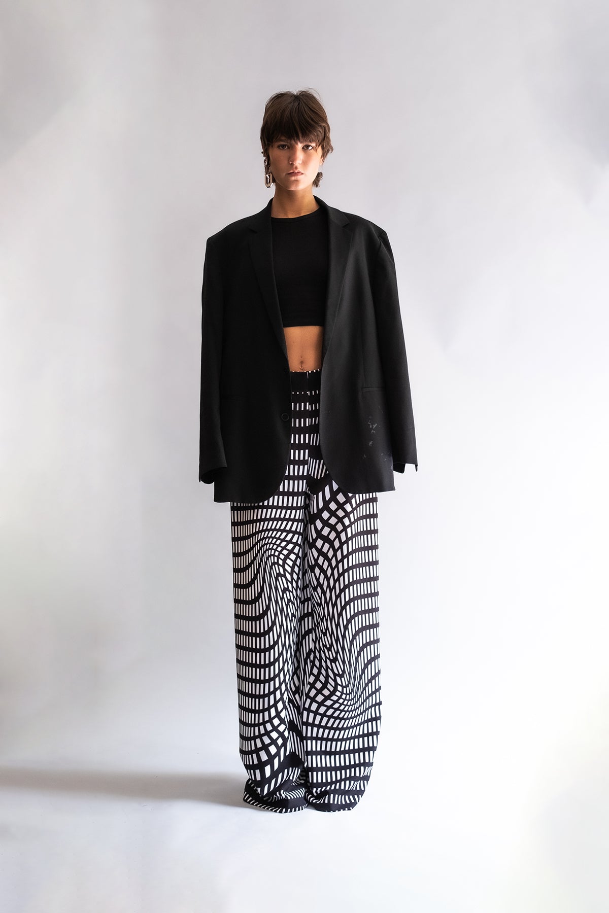 "Movement" print pants - No Season 2024 Cyberdistortion