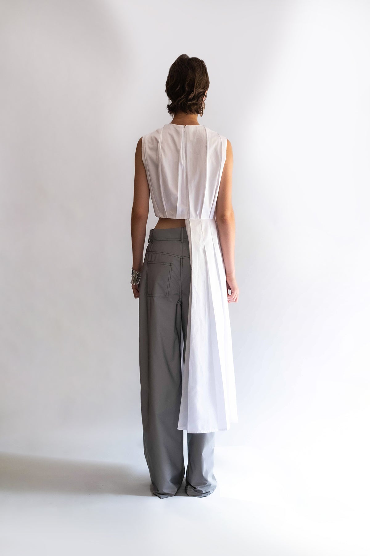 Asymmetrical pleated top - No Season 2024 Cyberdistortion