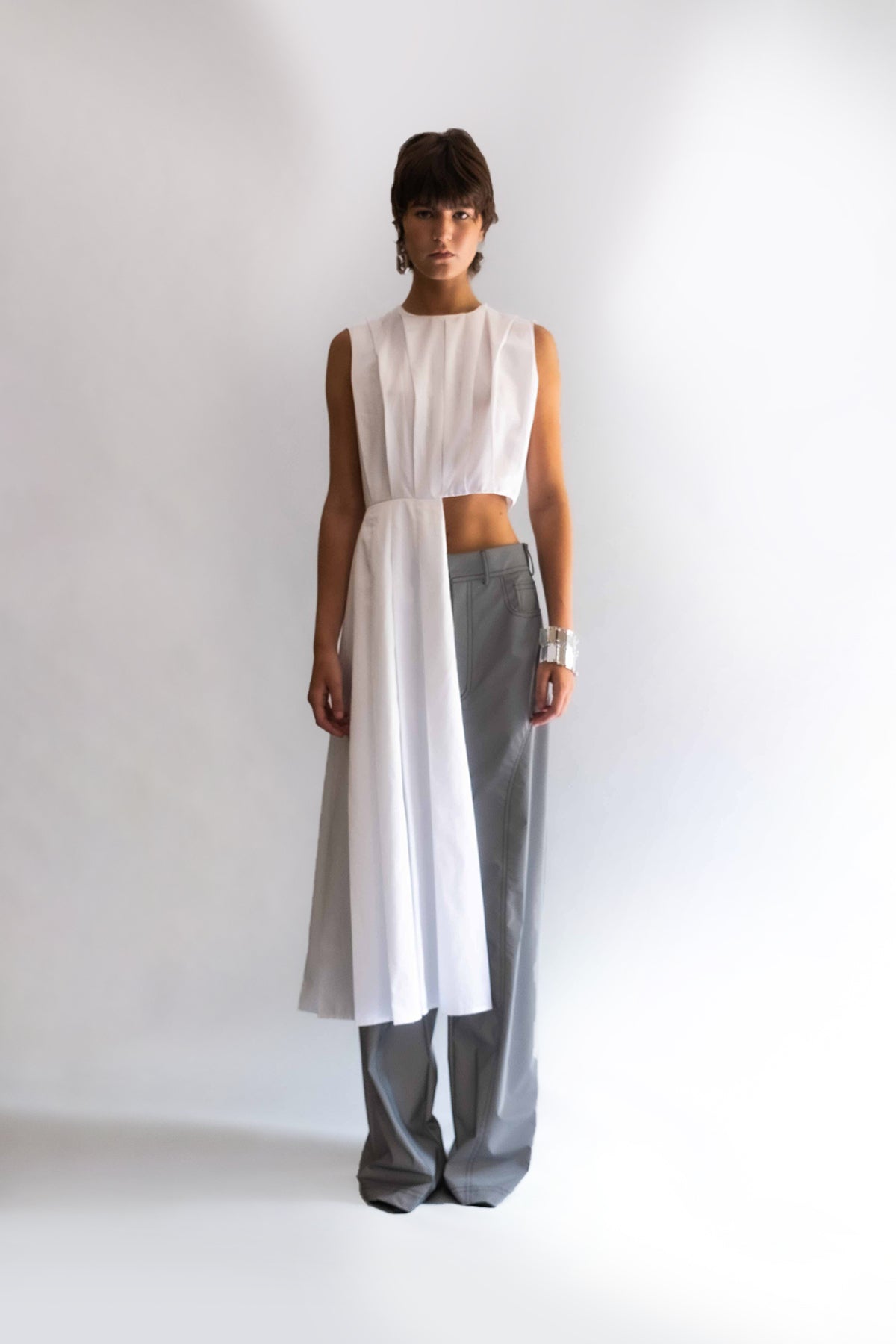 Asymmetrical pleated top - No Season 2024 Cyberdistortion