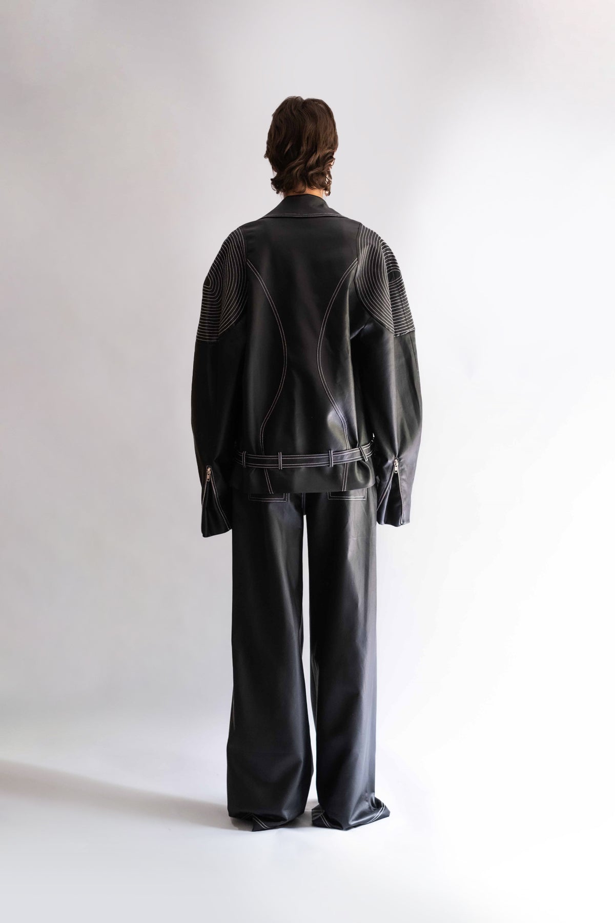 Vegan leather biker jacket - No Season 2024 Cyberdistortion