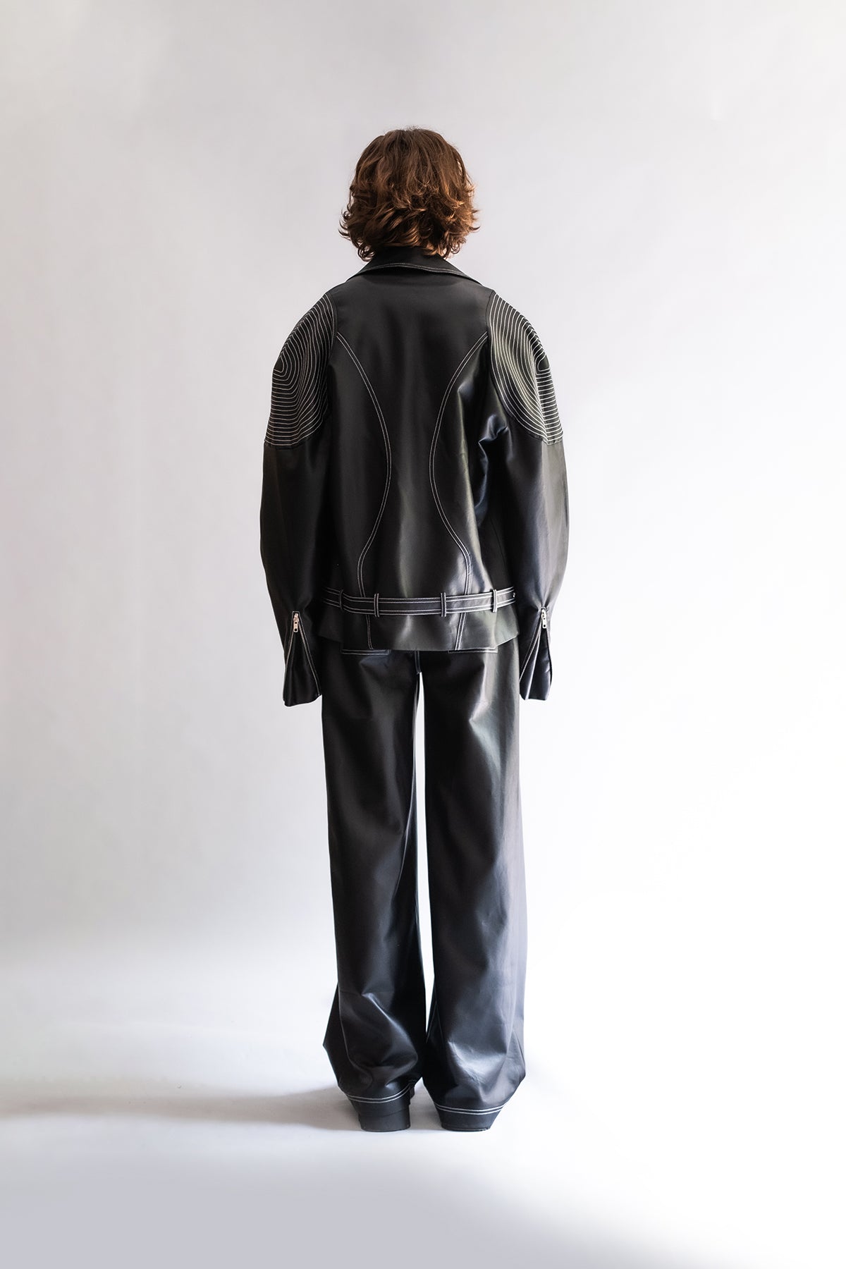 Vegan leather biker jacket - No Season 2024 Cyberdistortion