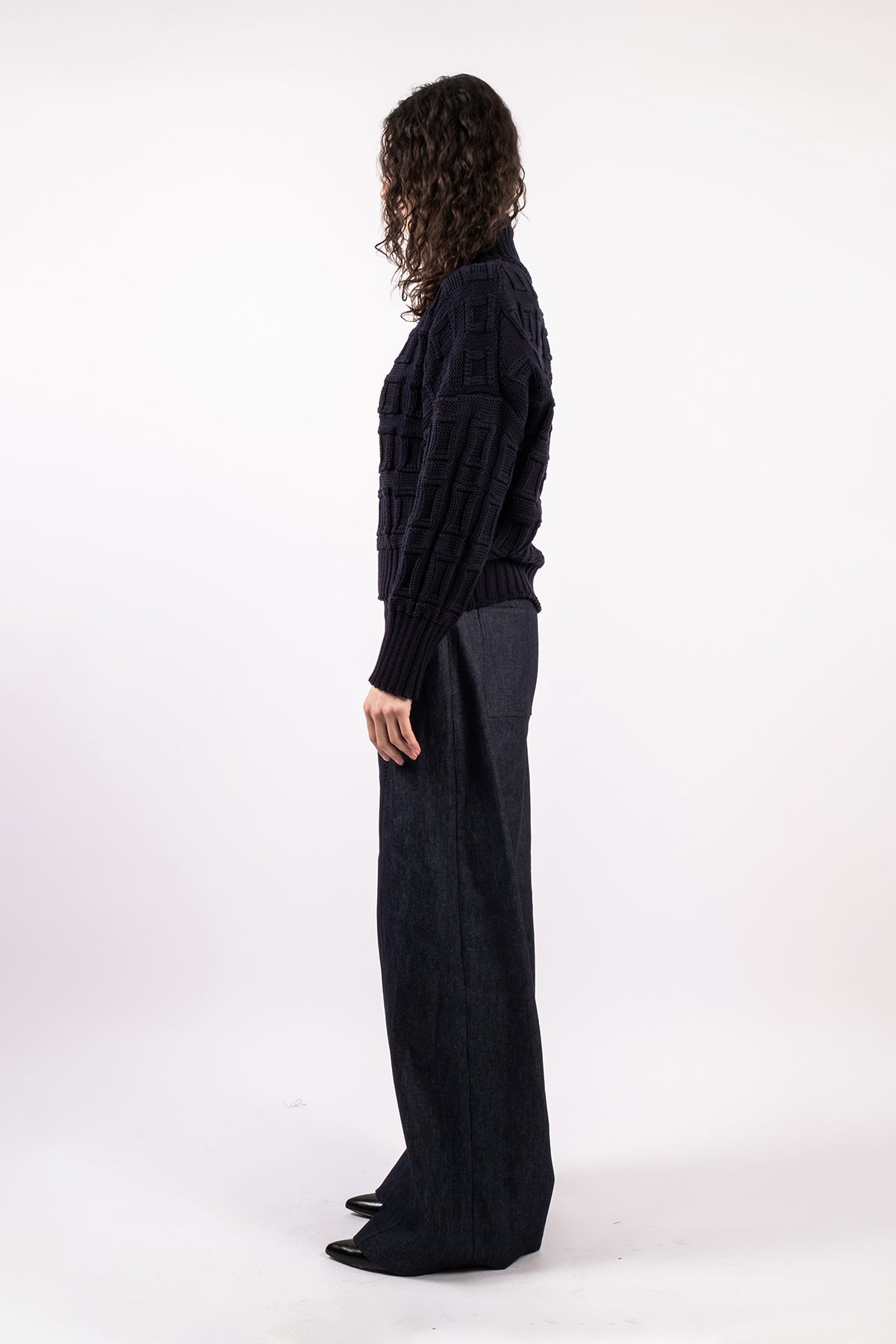 Merino wool jumper, short version