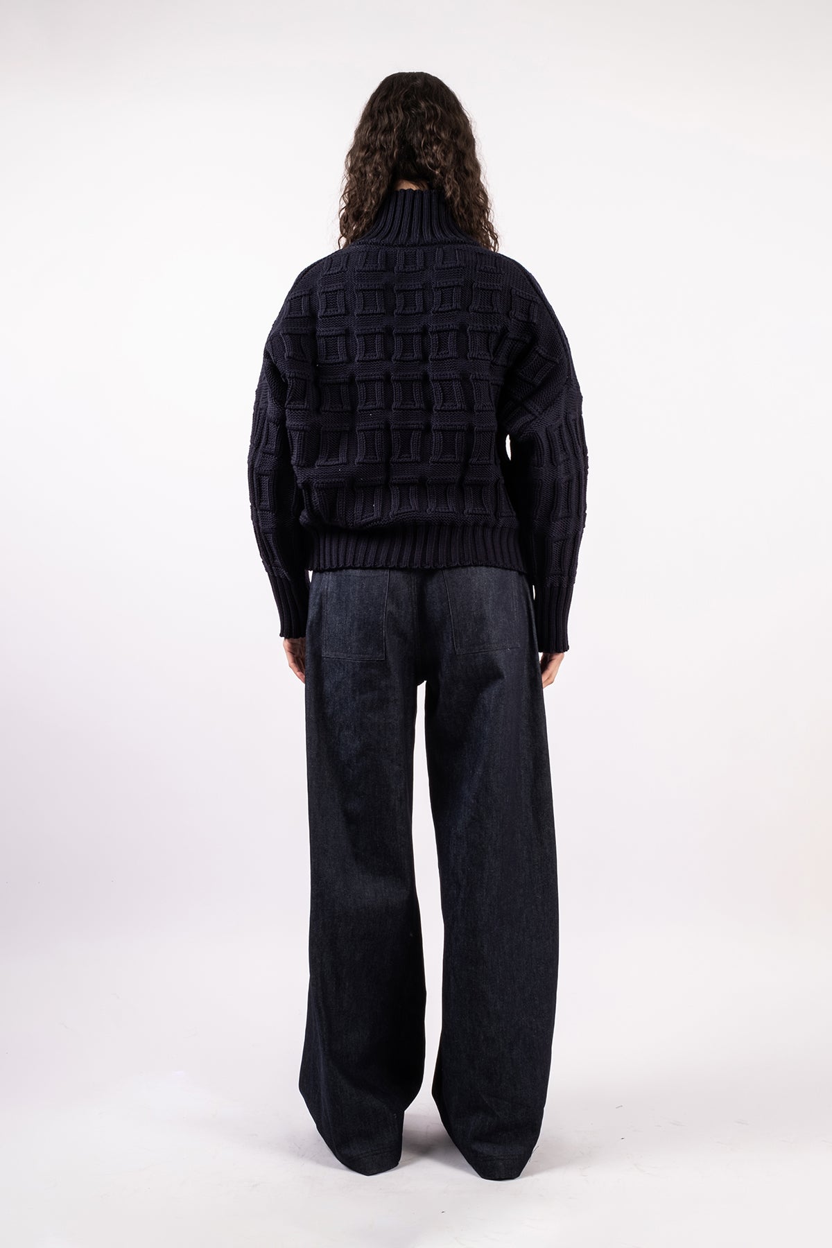 Merino wool jumper, short version