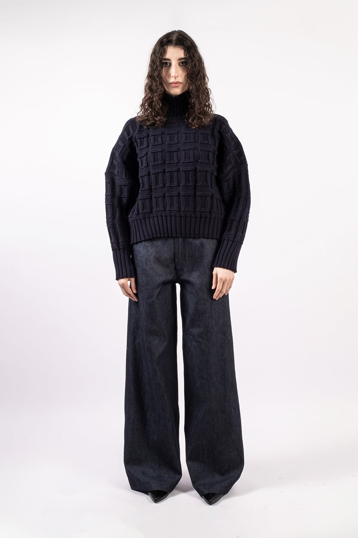Merino wool jumper, short version