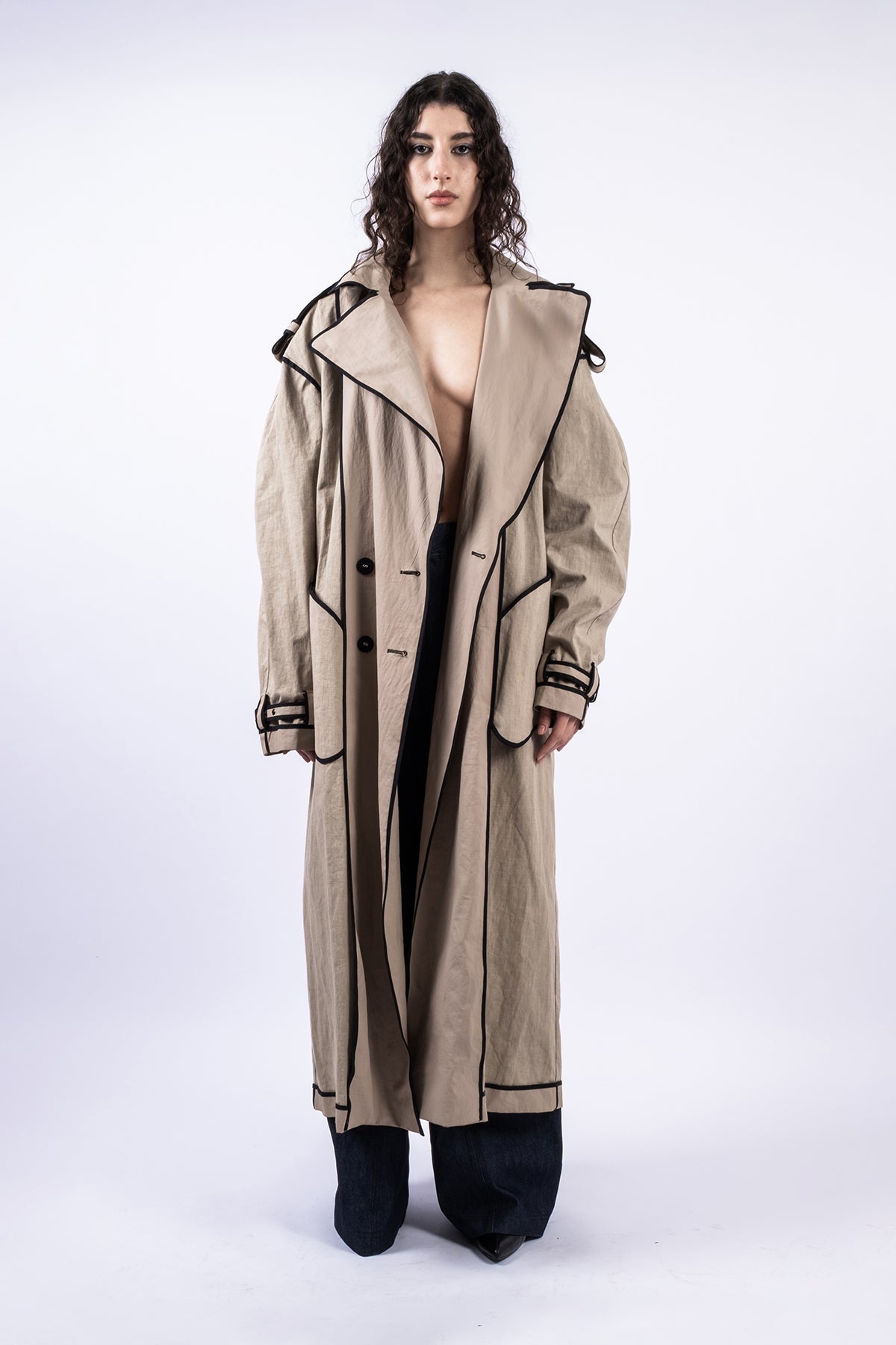 Reversible trench coat