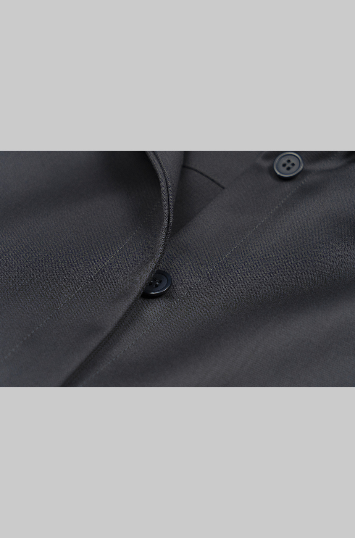 Chemise unisexe gris foncé en précommande