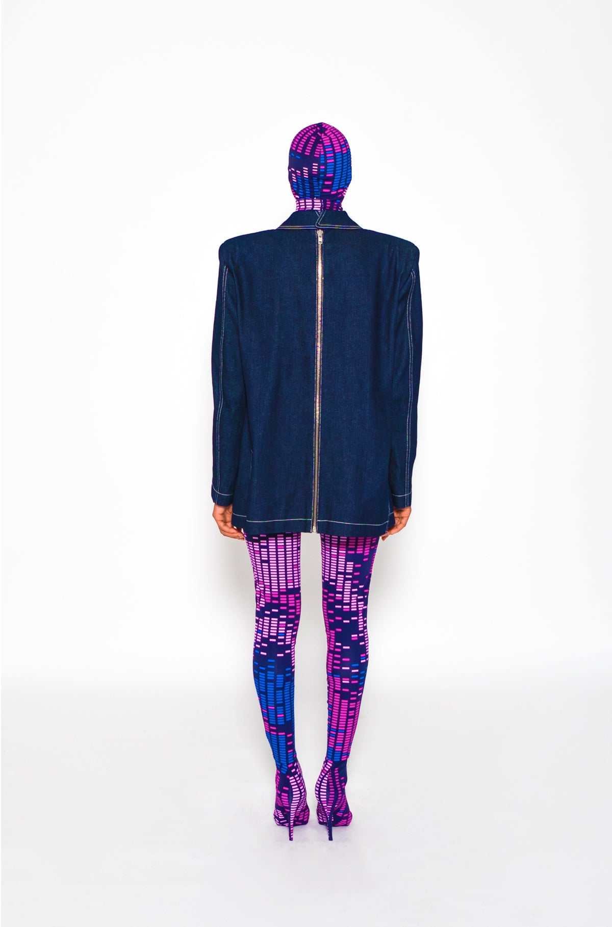 Double-breasted jacket Oversize Denim No Season 2023 on pre-order
