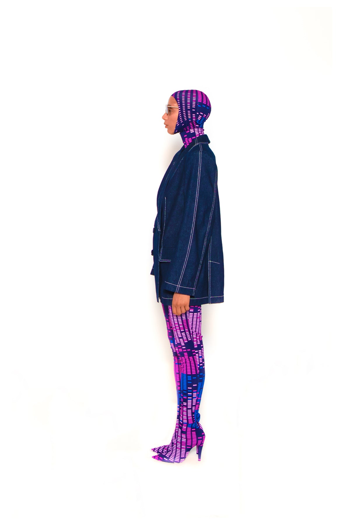 Double-breasted jacket Oversize Denim No Season 2023 on pre-order