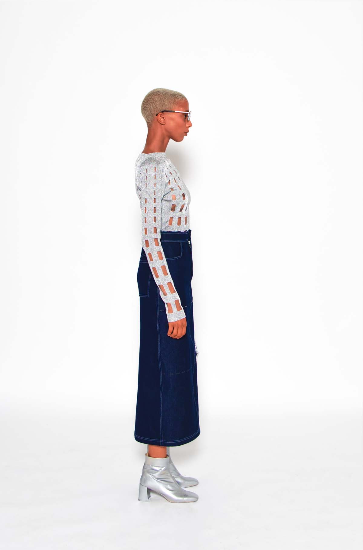 No Season 2023 silver mesh top for pre-order
