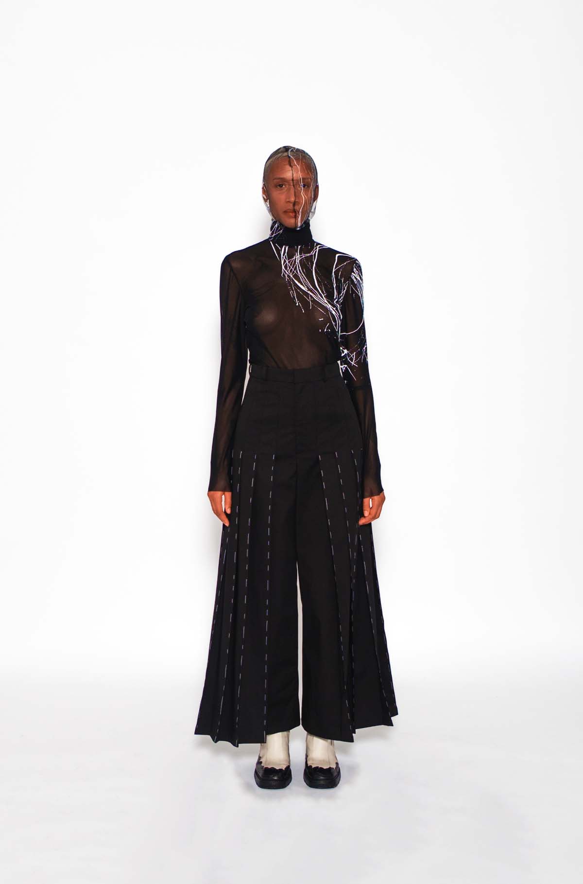 Black No Season 2023 Built Trousers on pre-order