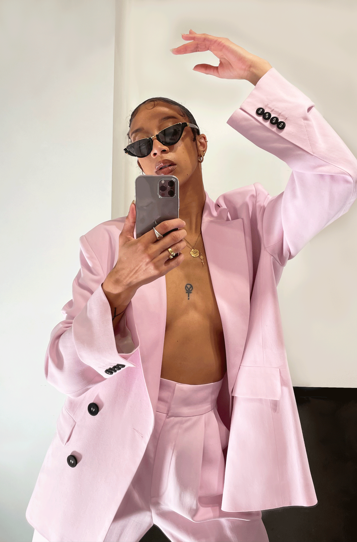 No Season oversized double-breasted jacket on pre-order