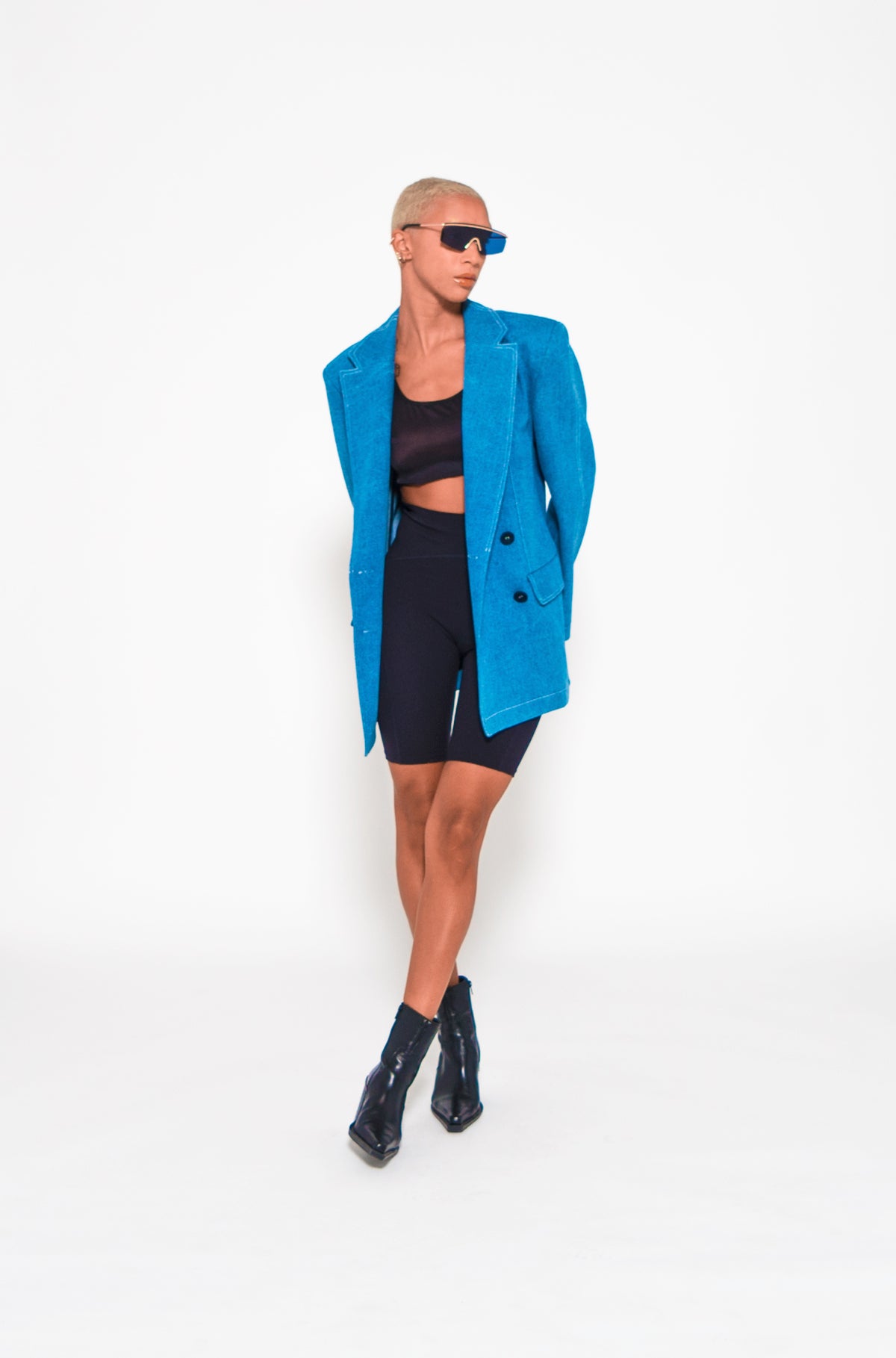 Double-breasted jacket Oversize Denim No Season 2023 on pre-order