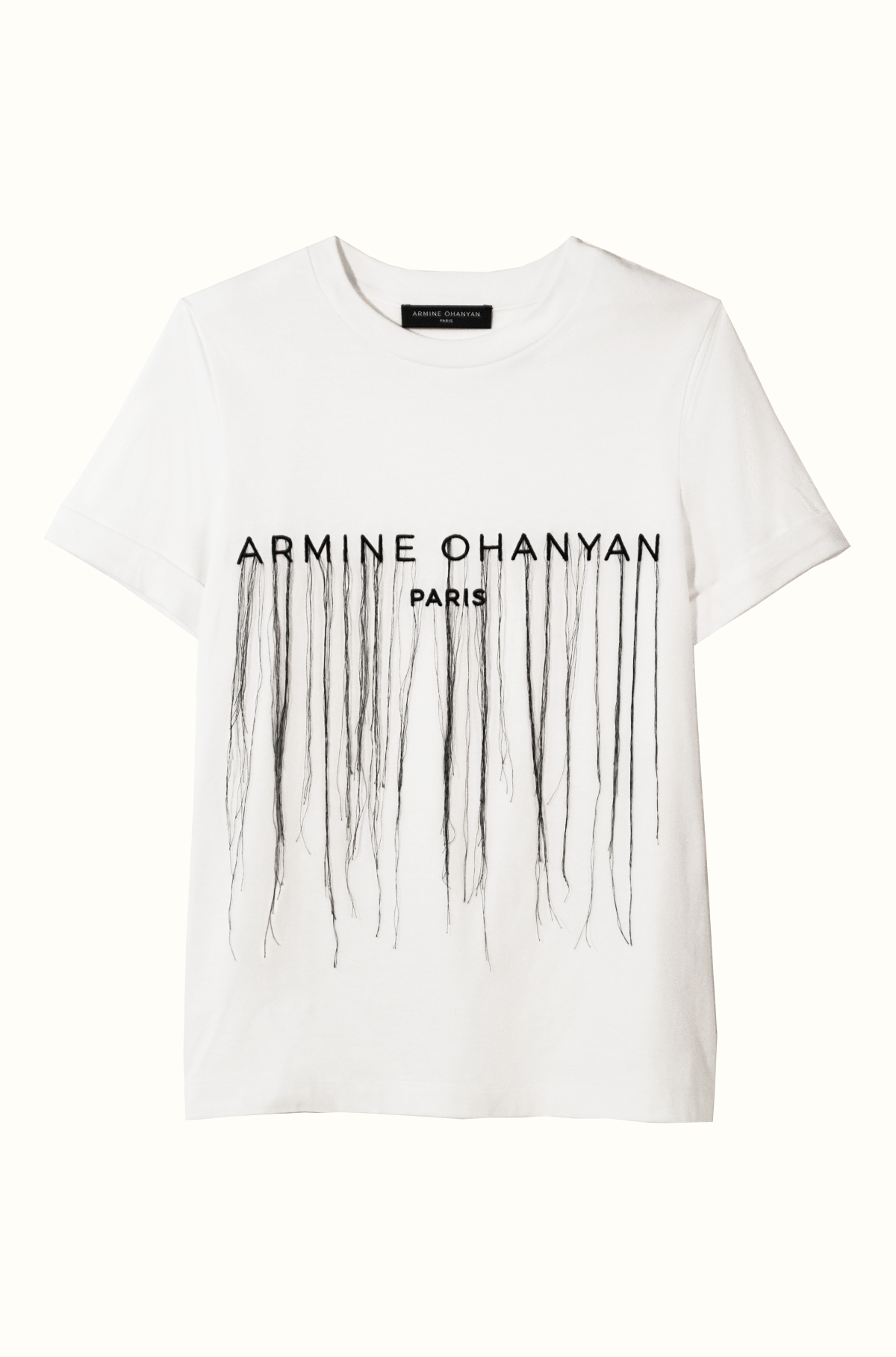 T-shirt avec broderie artisanale Armine Ohanyan Paris